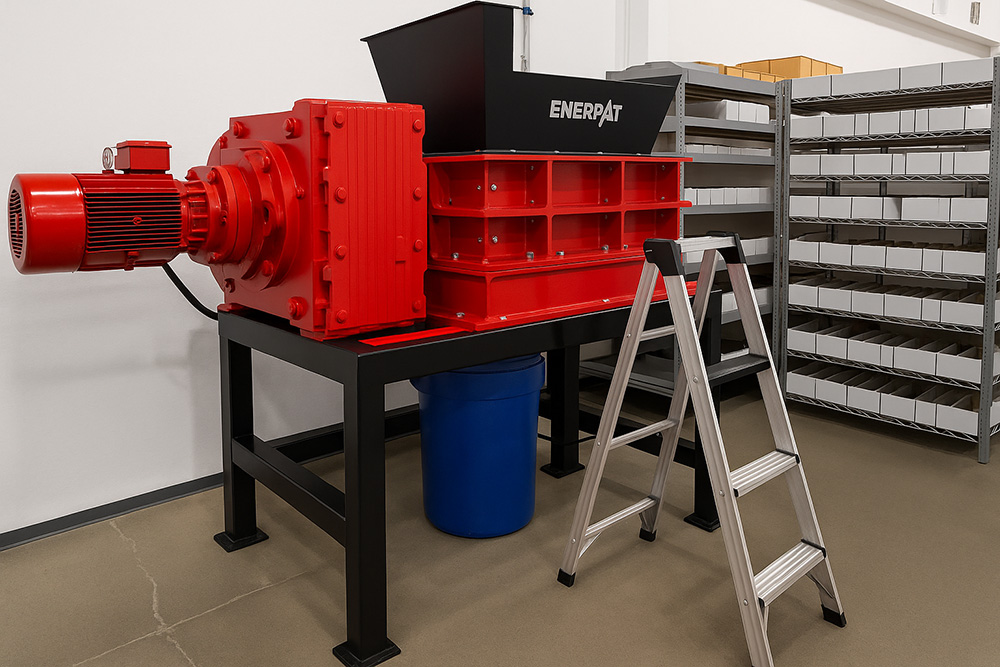 Paper and Cardboard Shredder ماكينة تقطيع الورق والكرتون