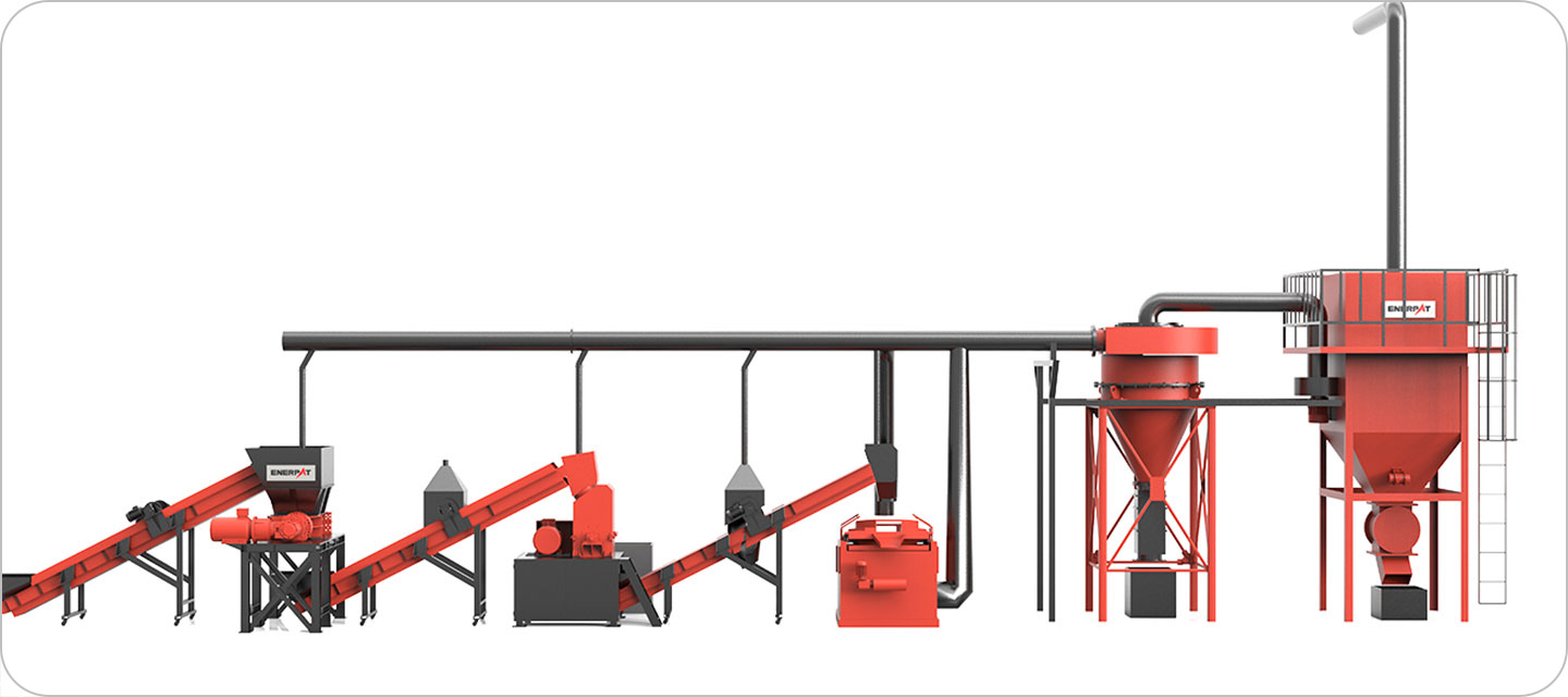 خط إعادة تدوير النفايات الإلكترونية