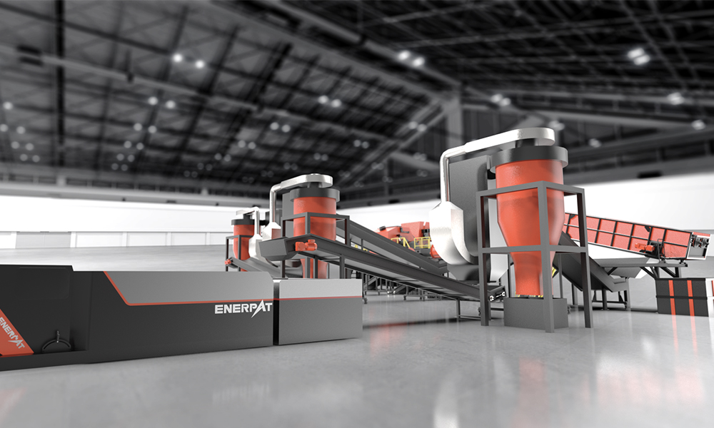 خط تمزيق مطحنة المطرقة