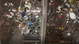 التحكم في حجم الجسيمات وتفريغها عبر الشاشة