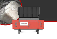 آلة تقطيع الكتل البلاستيكية بعمود واحد