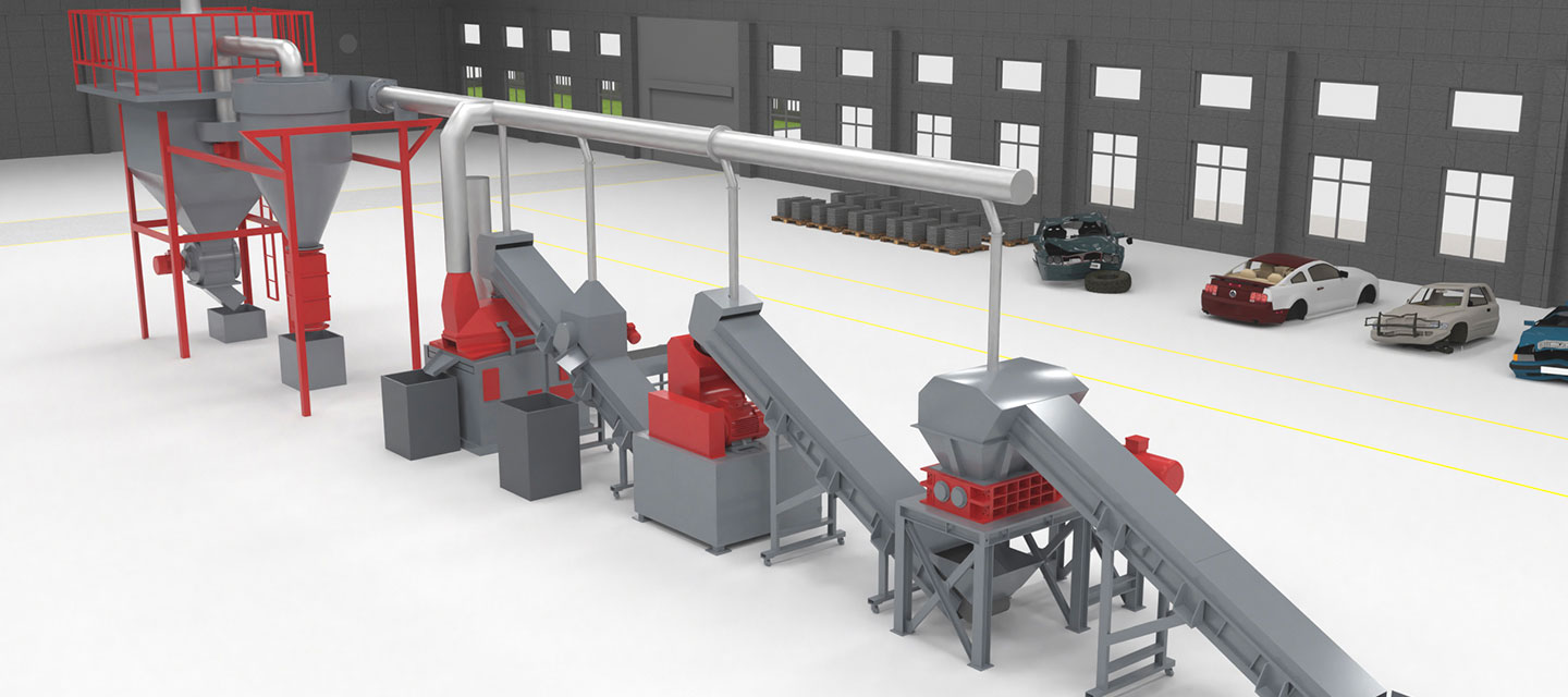 خط إعادة تدوير الثلاجة
