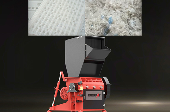 ENERPAT كسارة البلاستيك GM-800S: المنقذ لمشاكل النفايات التي تواجهها شركة النقل في المملكة المتحدة