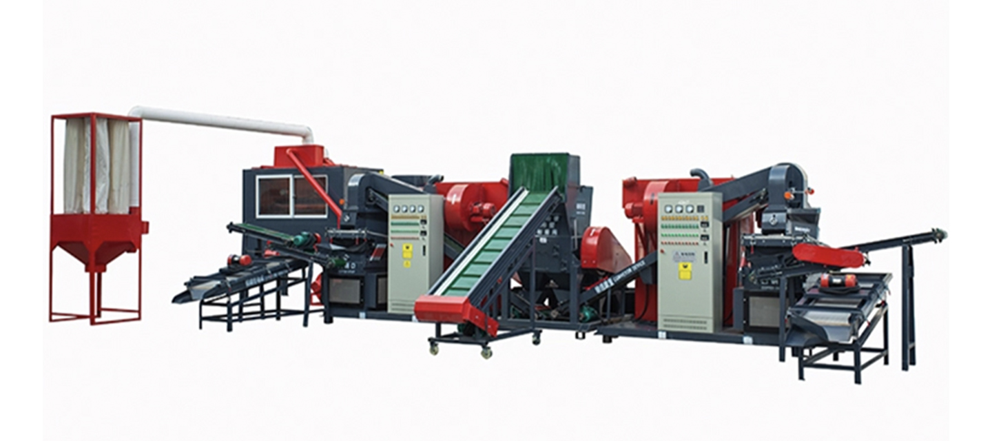 خط إعادة تدوير الكابلات