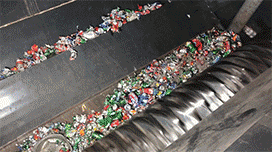 القص والسحق بالقواطع المتحركة والثابتة